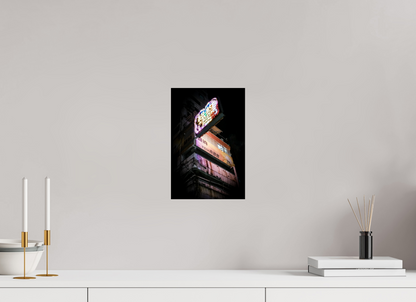 20 x 30 cm, Fine art prints mounted on Dibond Electric dreamscape