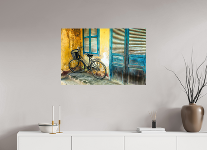 90 x 60 cm, Fine art prints mounted on Dibond Old wheels