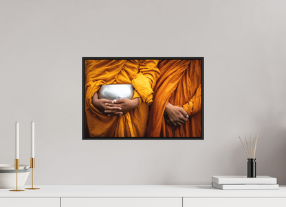 45 x 30 cm, Fine art print under matte acrylic with black frame Faith