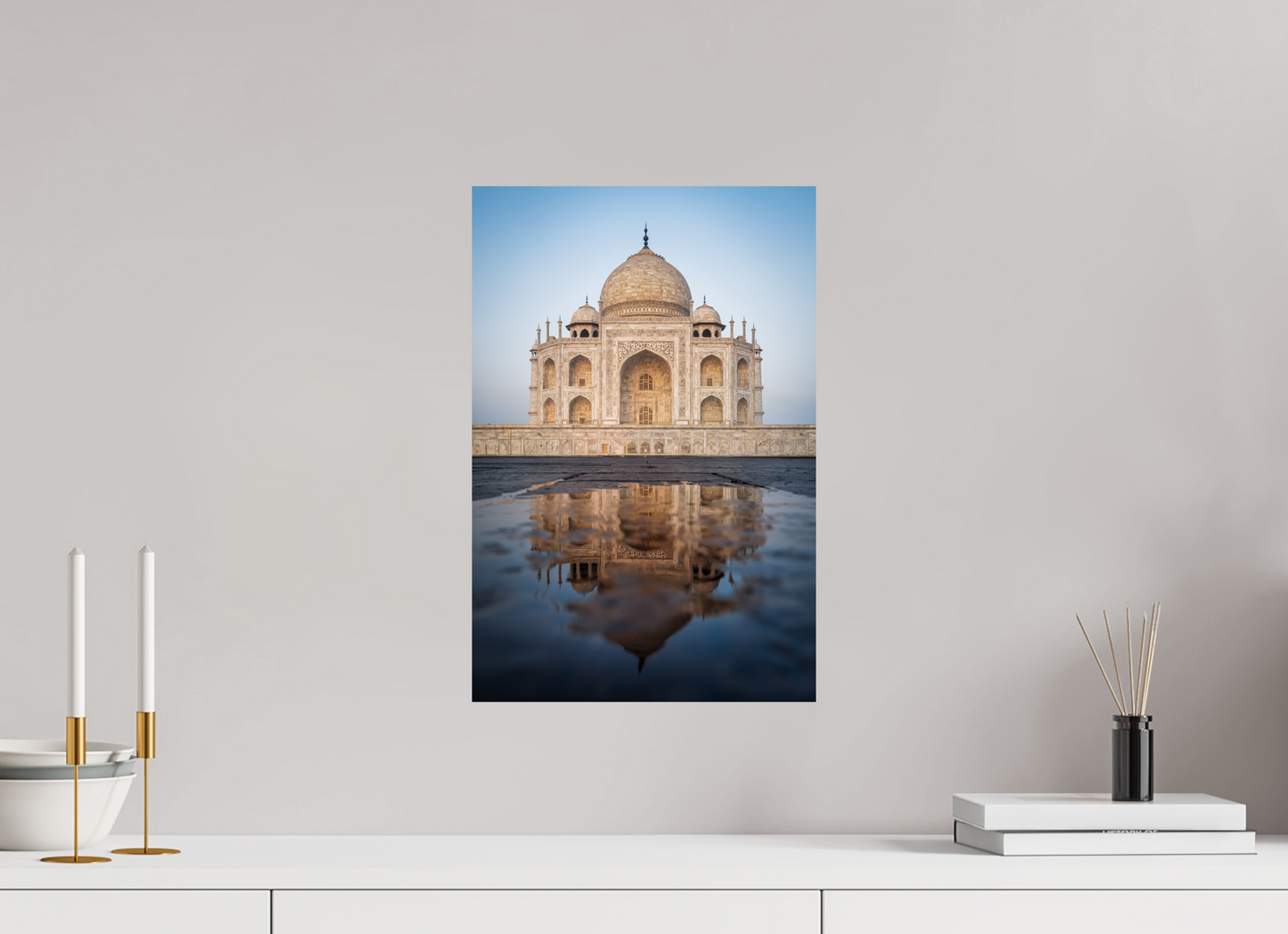 30 x 45 cm, Fine art prints mounted on Dibond Taj Mahal