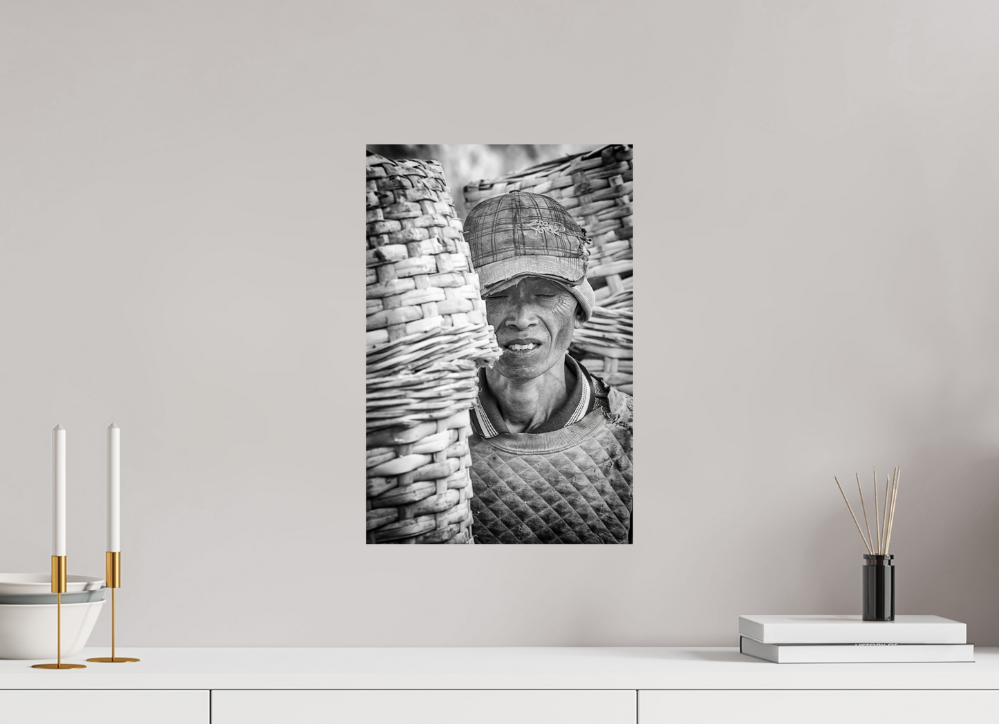 30 x 45 cm, Fine art prints mounted on Dibond Silent endurance