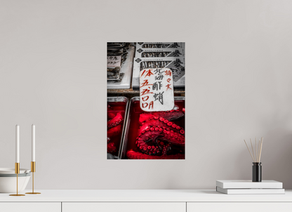 30 x 45 cm, Fine art prints mounted on Dibond Red octopus