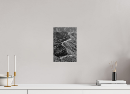 20 x 30 cm, Fine art prints mounted on Dibond The great wall