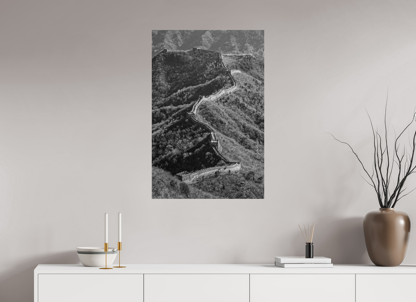 60 x 90 cm, Fine art prints unmounted The great wall