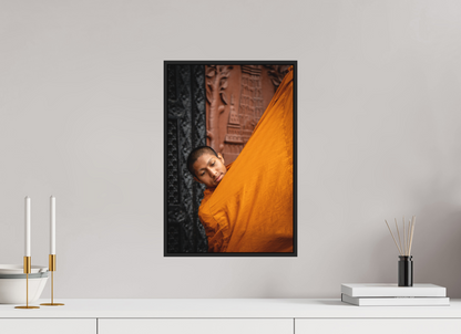 30 x 45 cm, Fine art print under matte acrylic with black frame Devotion
