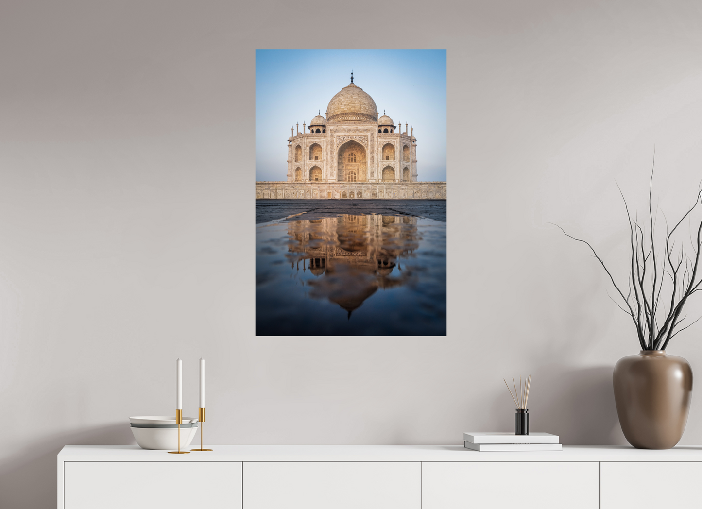 60 x 90 cm, Fine art prints mounted on Dibond Taj Mahal