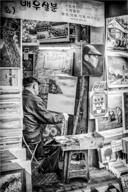 Main image The painter