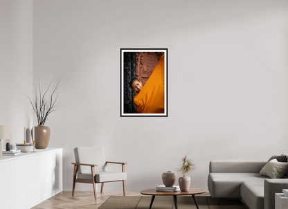 60 x 90 cm, Fine art prints mounted on a black wood frame with passe-partout Devotion