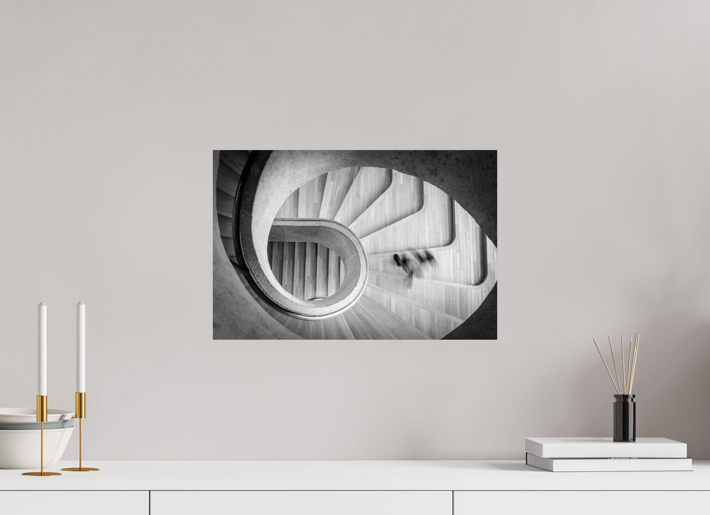 45 x 30 cm, Fine art prints mounted on Dibond Blurred ascent