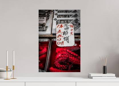 40 x 60 cm, Fine art prints unmounted Red octopus