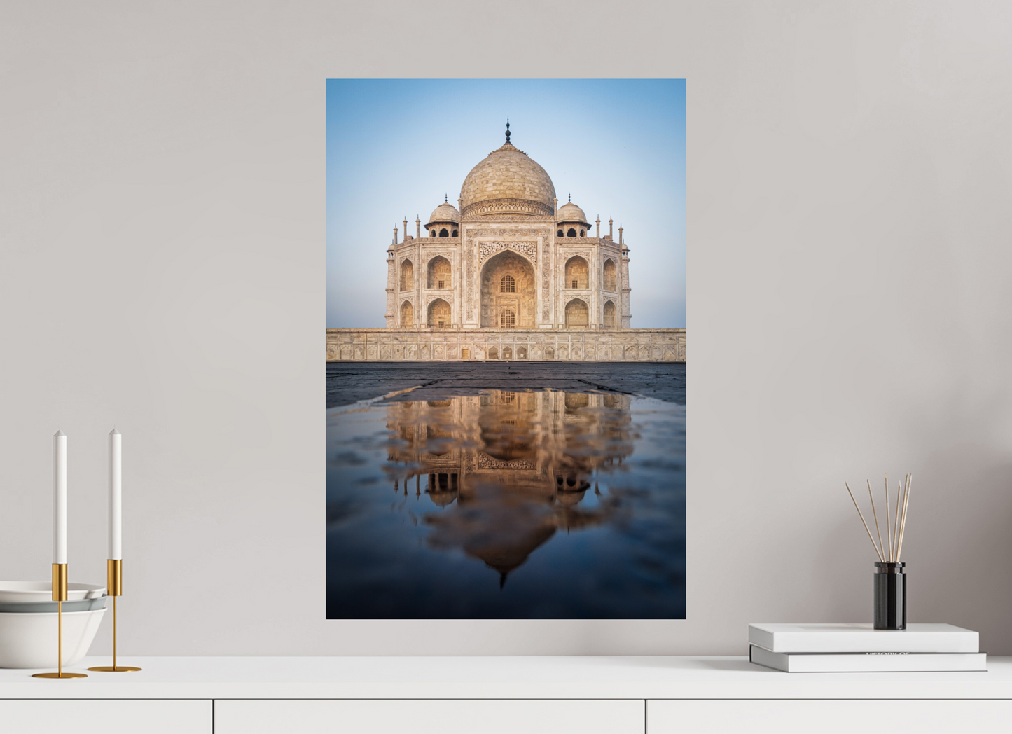 40 x 60 cm, Fine art prints mounted on Dibond Taj Mahal