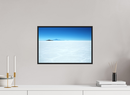 45 x 30 cm, Fine art print under matte acrylic with black frame Sound of silence