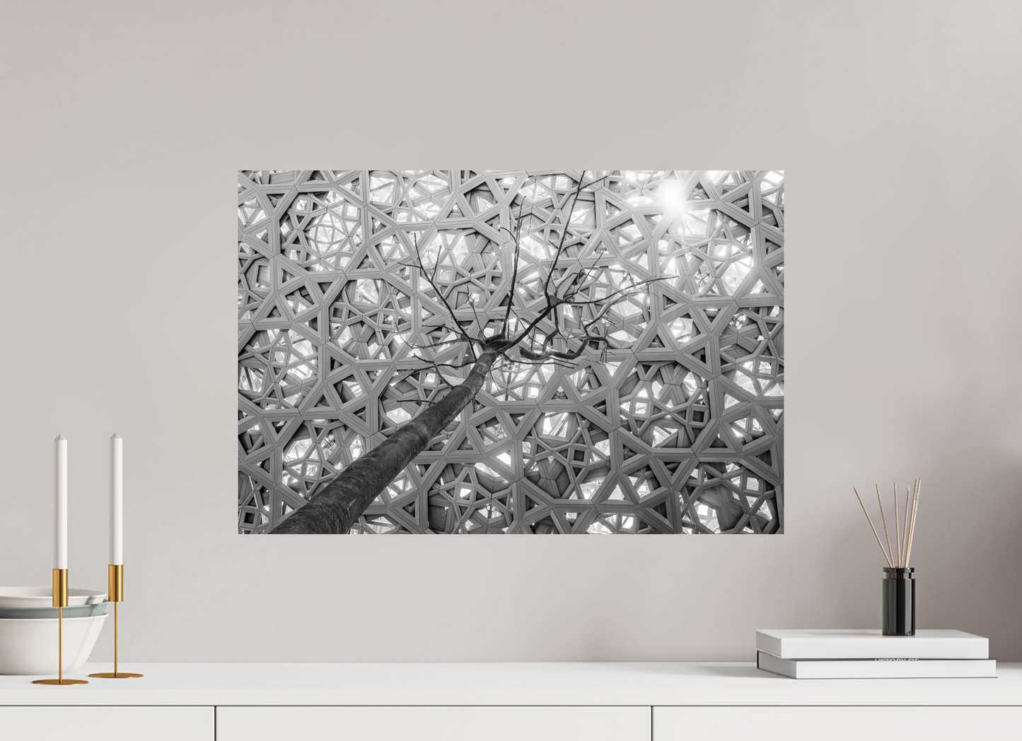60 x 40 cm, Fine art prints mounted on Dibond Rain of light