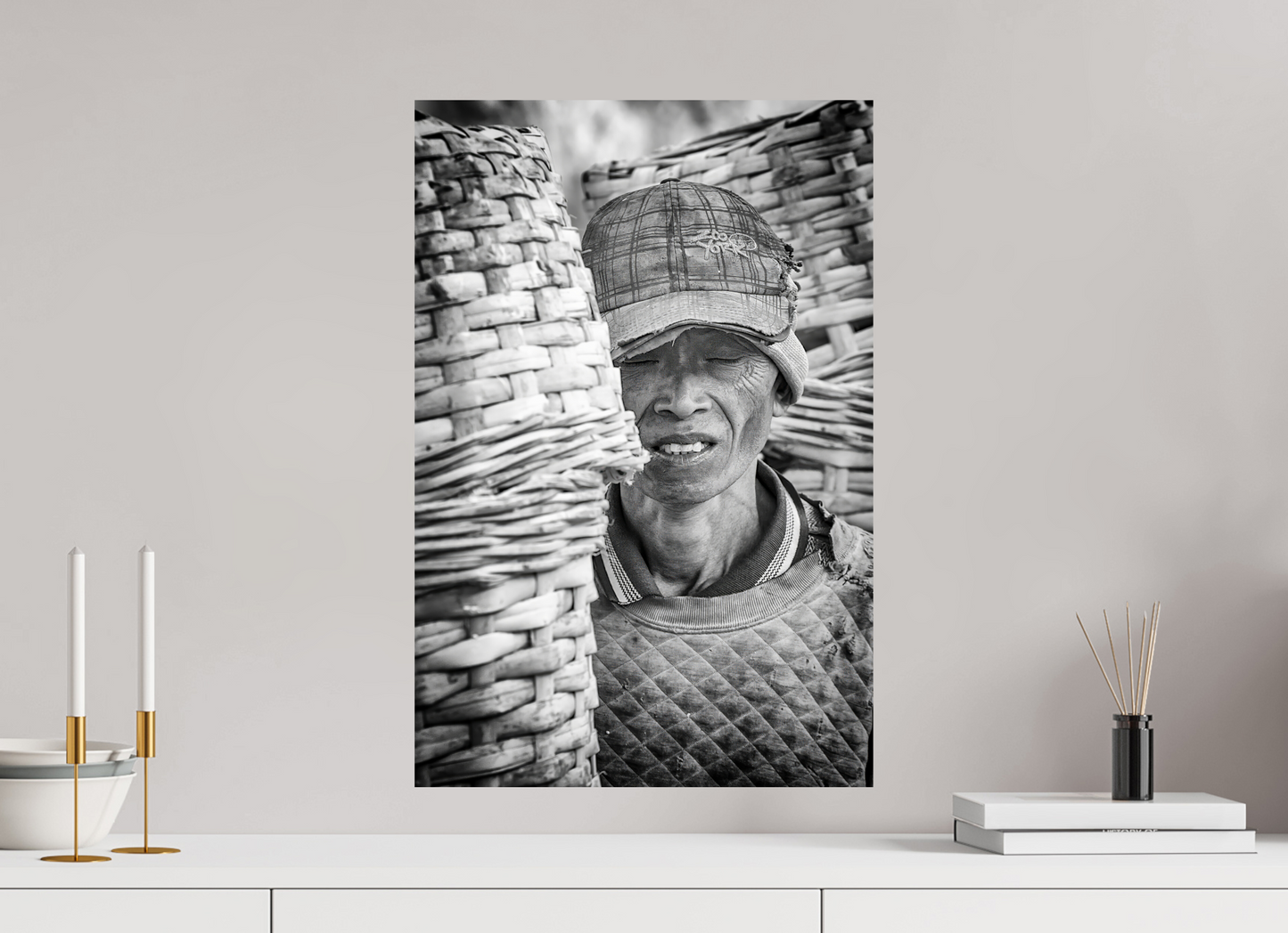 40 x 60 cm, Fine art prints mounted on Dibond Silent endurance