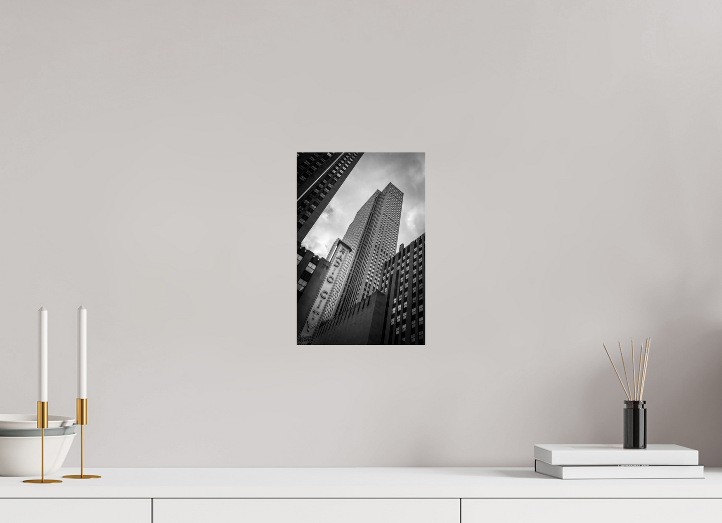 20 x 30 cm, Fine art prints mounted on Dibond Radio City
