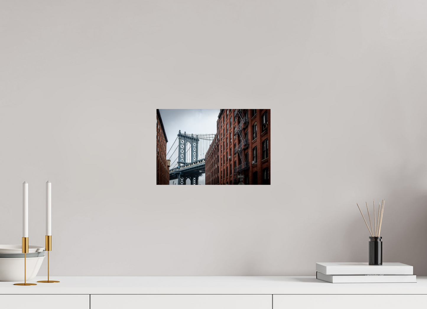 30 x 20 cm, Fine art prints mounted on Dibond DUMBO