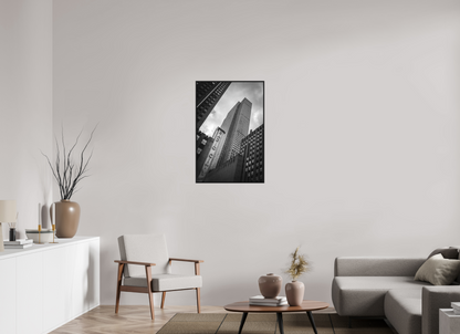 60 x 90 cm, Fine art print under matte acrylic with black frame Radio City