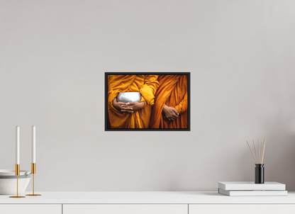 30 x 20 cm, Fine art print under matte acrylic with black frame Faith