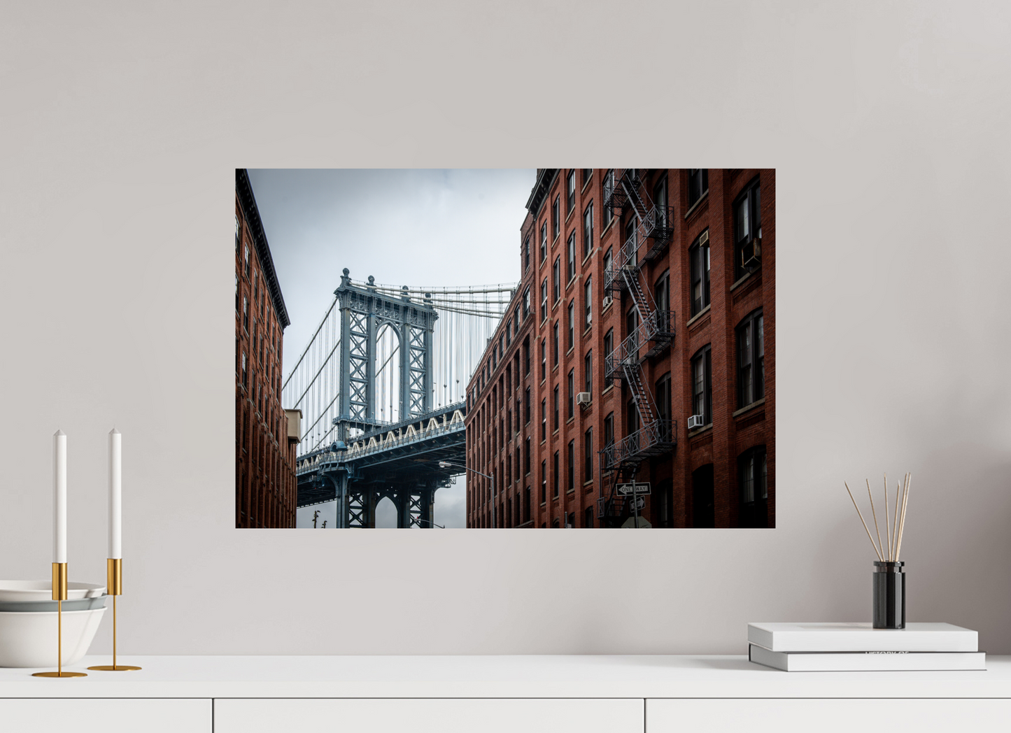 60 x 40 cm, Fine art prints mounted on Dibond DUMBO