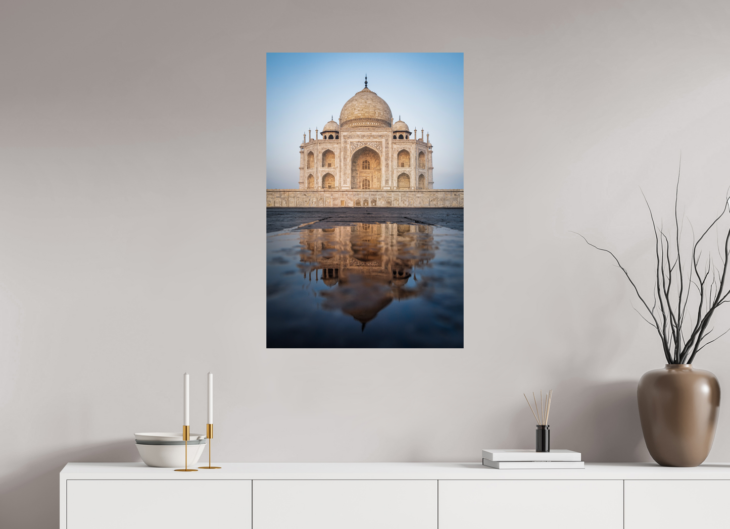60 x 90 cm, Fine art prints unmounted Taj Mahal