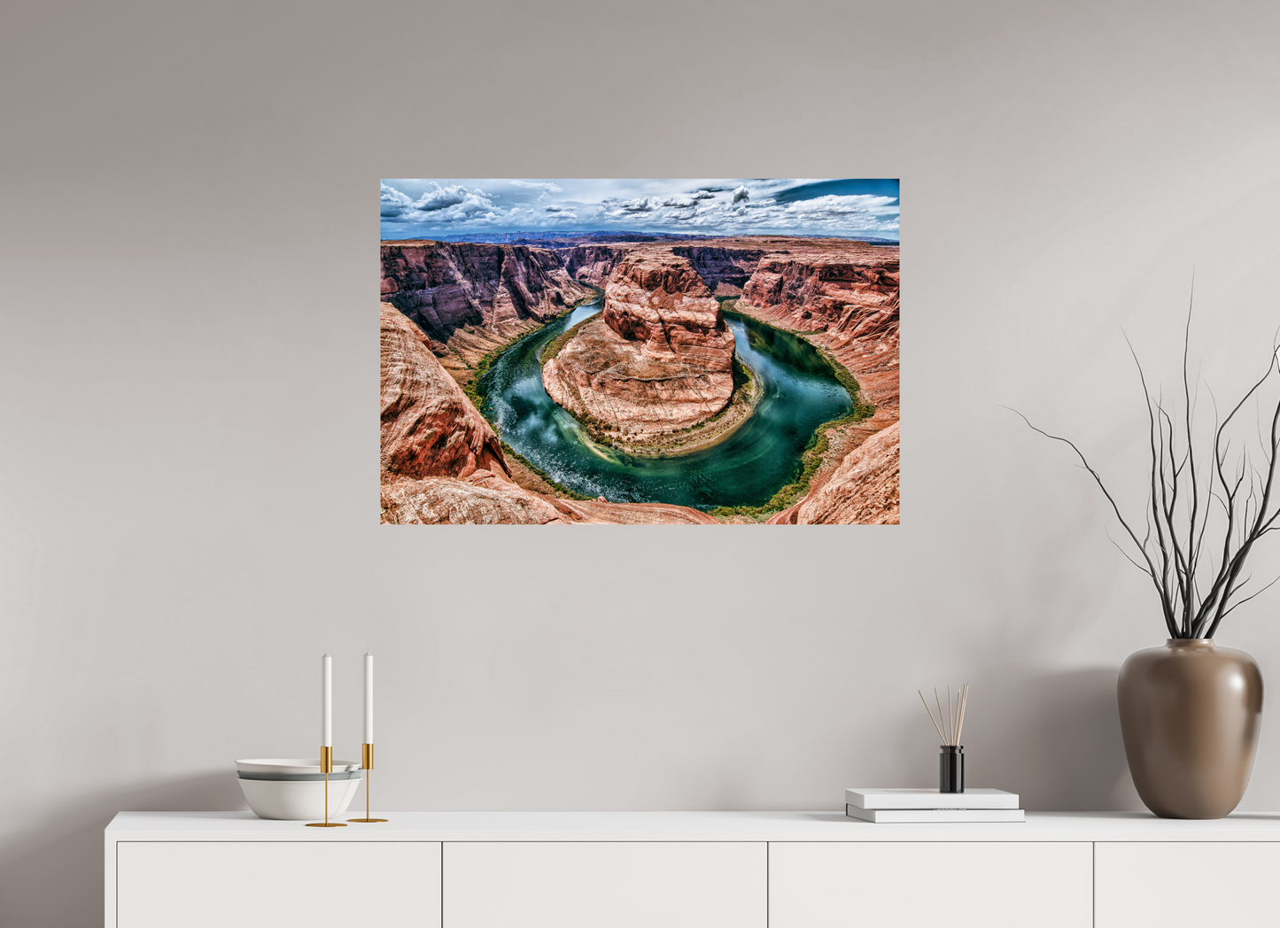 90 x 60 cm, Fine art prints unmounted Horsebend shoe