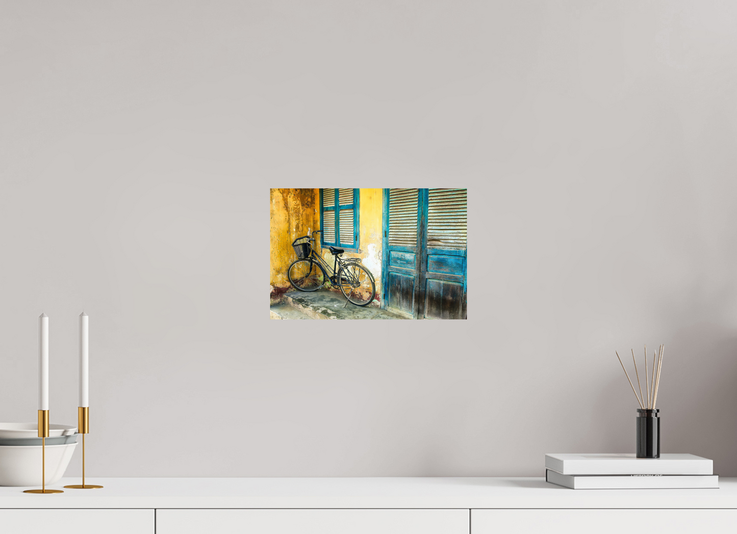 30 x 20 cm, Fine art prints mounted on Dibond Old wheels