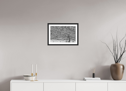 45 x 30 cm, Fine art prints mounted on a black wood frame with passe-partout Sossusvlei
