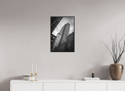 40 x 60 cm, Fine art print under matte acrylic with black frame Radio City
