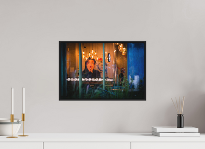 45 x 30 cm, Fine art print under matte acrylic with black frame OMG