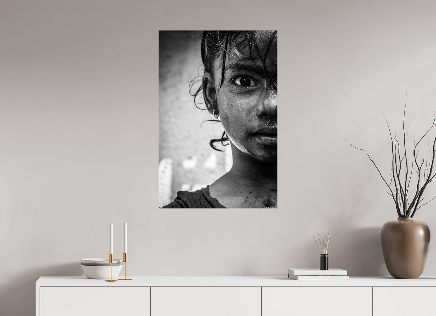 60 x 90 cm, Fine art prints mounted on Dibond Innocence of youth