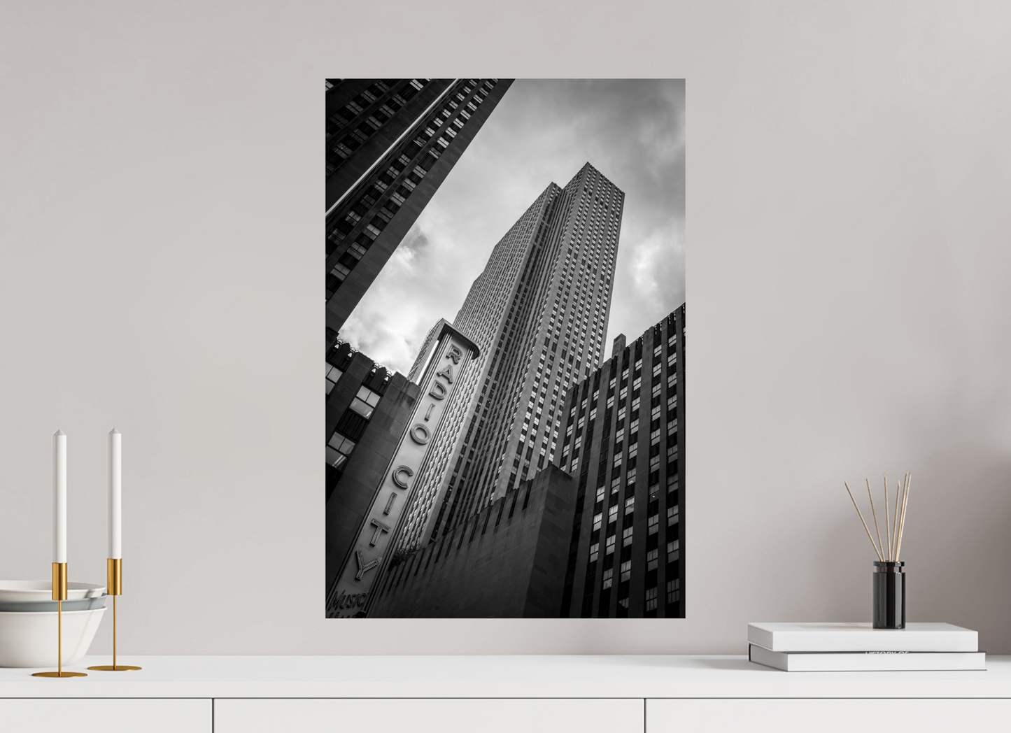 40 x 60 cm, Fine art prints mounted on Dibond Radio City
