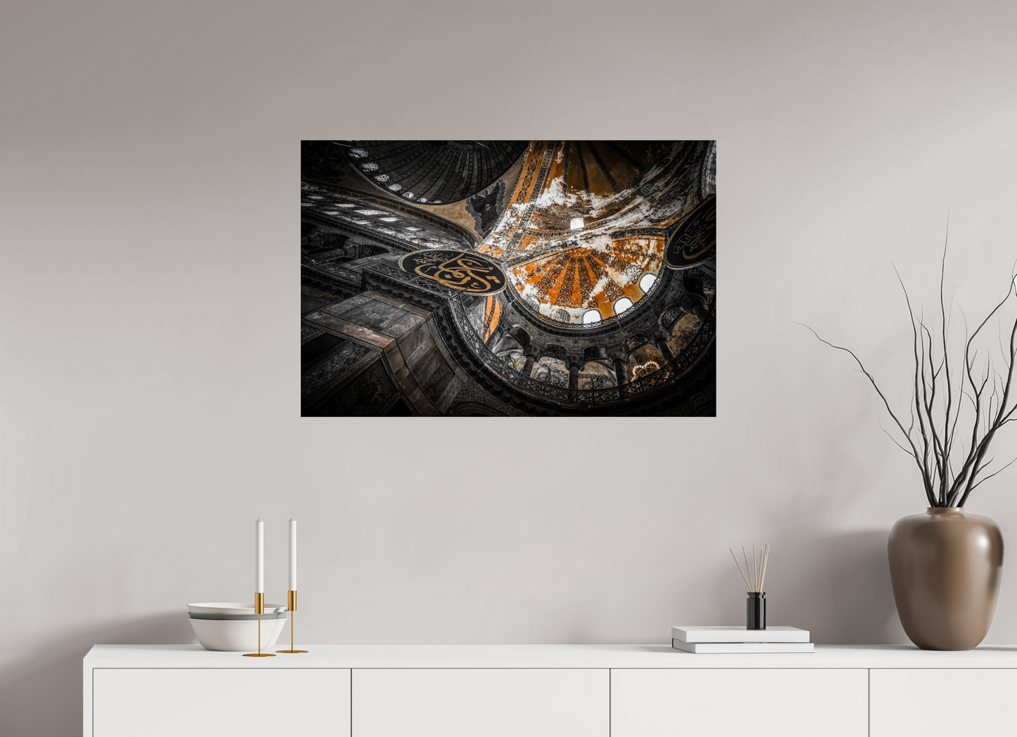 90 x 60 cm, Fine art prints mounted on Dibond Centuries of faith