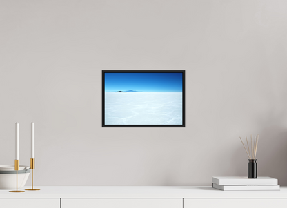 30 x 20 cm, Fine art print under matte acrylic with black frame Sound of silence