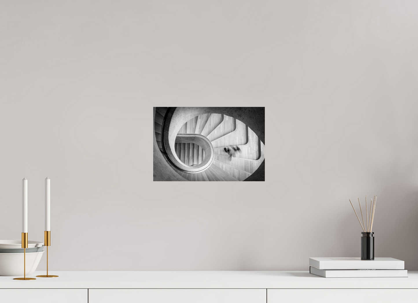 30 x 20 cm, Fine art prints mounted on Dibond Blurred ascent